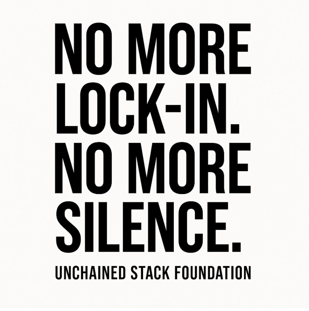 Unchained Stack Foundation, a Nonprofit Association, Established to Address Global IT Lock-In Challenges
